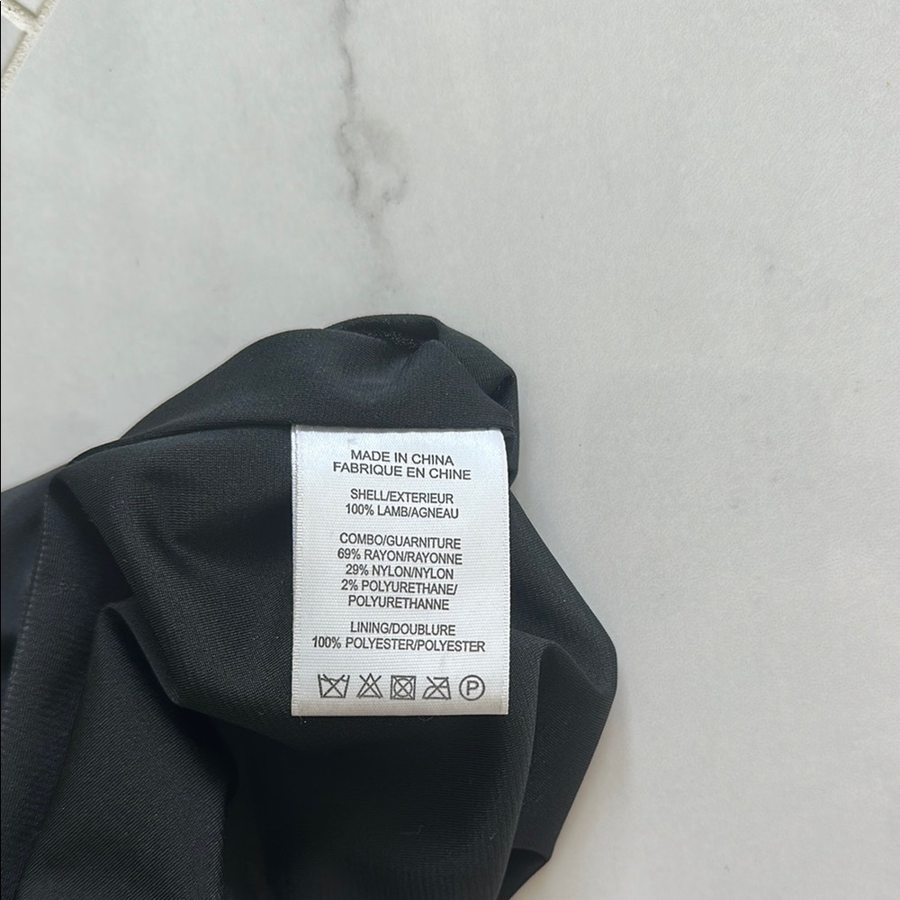 Helmut Lang Black Leather Skirt - Picture 6 of 6